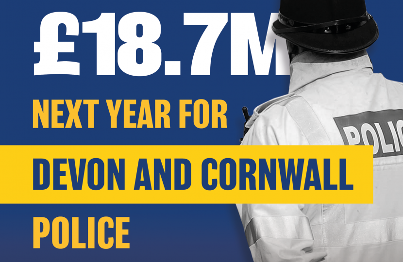 Devon & Cornwall Police funding