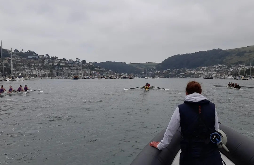 Dartmouth Regatta rowing