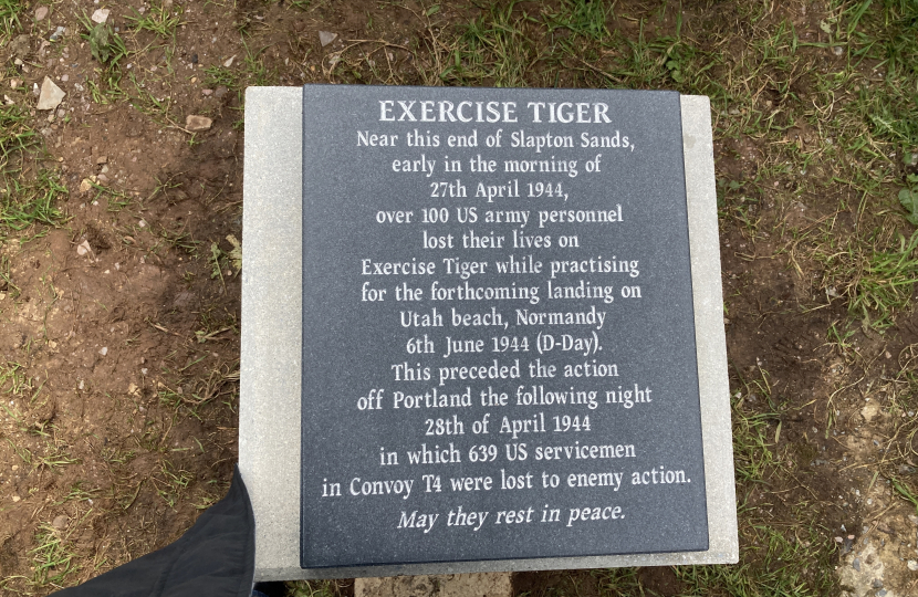 Exercise Tiger Memorial